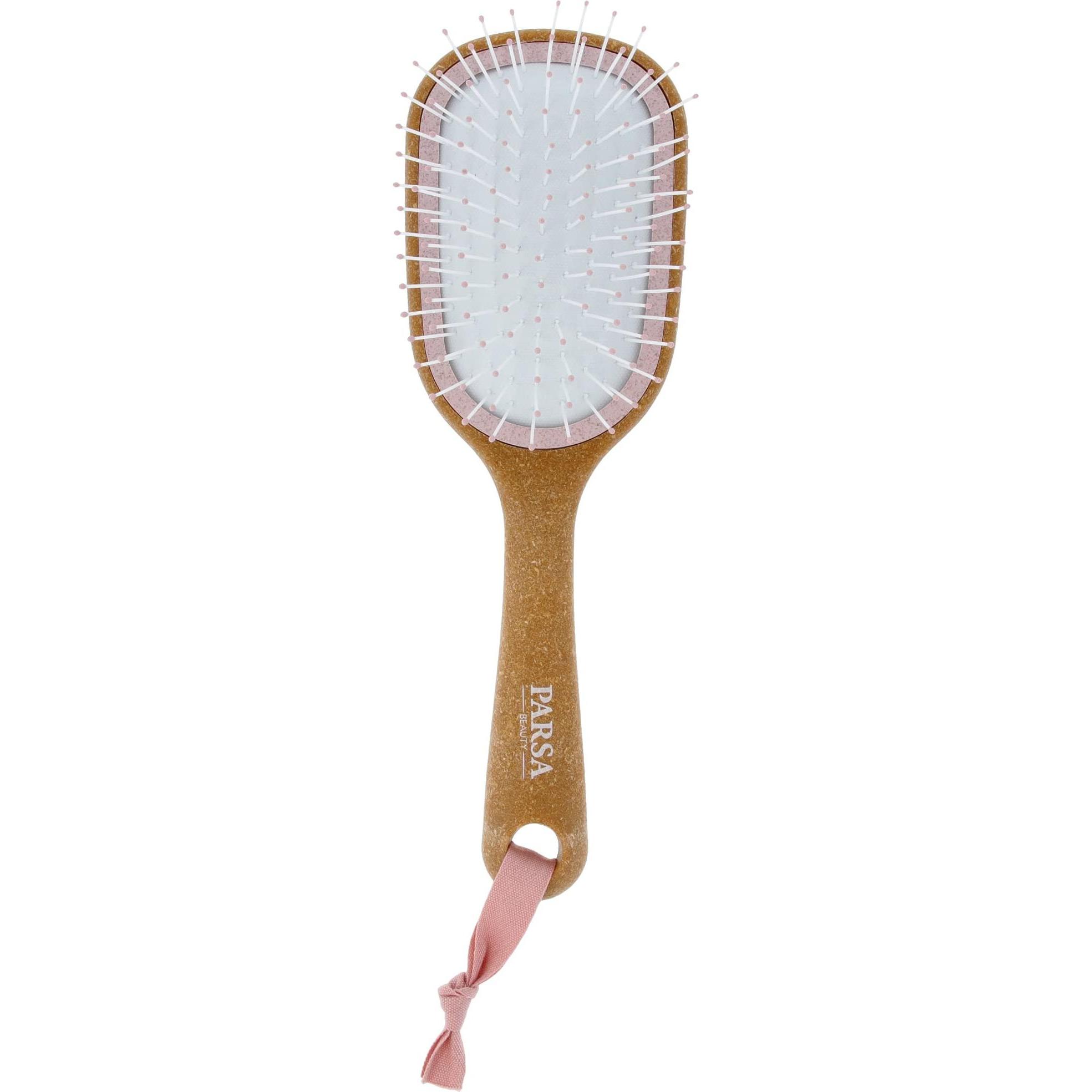 Parsa Beauty, Haarbürste + Kamm, PARSA Nature Love Haarbürste Wet & Dry, oval, rosa Klein, aus 70% Kork