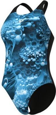 Immagine prodotto Arena W Costume da bagno a fiori blu V Back (36)