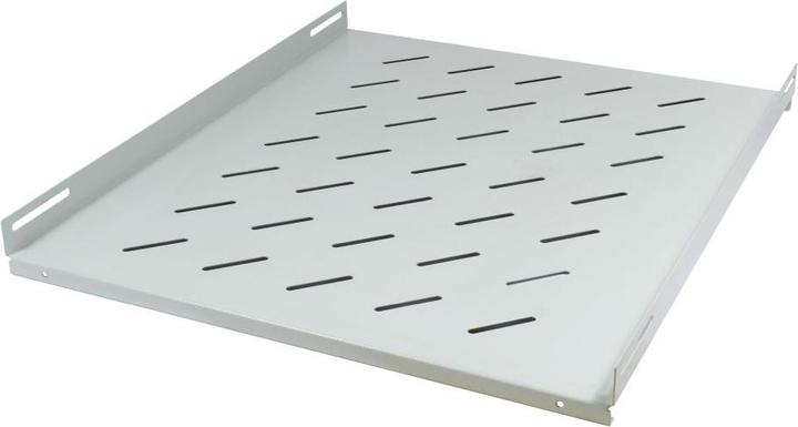 Allnet 19" kast, vast schap Vaste plank, T950/B472/H46mm, lichtgrijs, voor SNB serie T1200mm