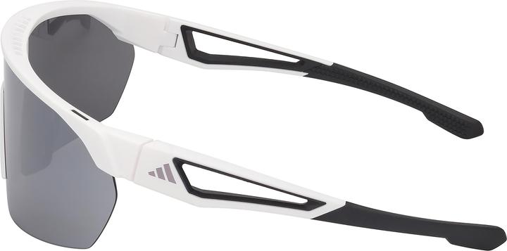 Immagine prodotto adidas SP0103 Mirror Cat: 3 (bianco opaco, Lenti a specchio fumé)