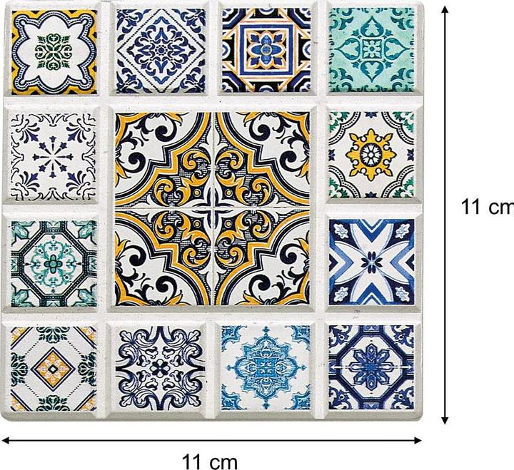 Immagine prodotto Zassenhaus Untersetzer Marrakesch Raute (1 x, Sottobicchiere in vetro)