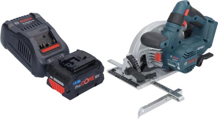 Actual product image Bosch Professional Bosch GKS 18V-57-2 Professional cordless circular saw 18 V 165 mm brushless + 1x ProCORE