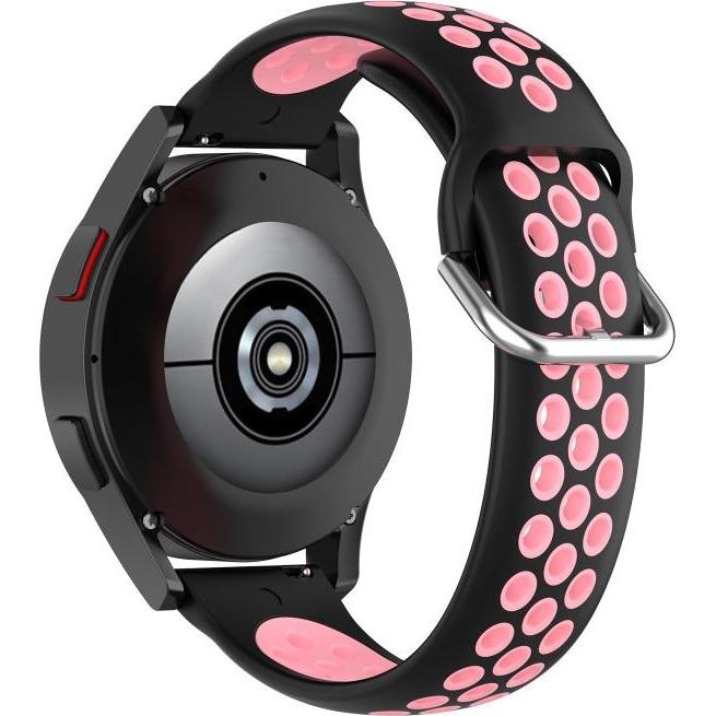 Thumbnail - Cover-Discount 20mm Silikon Sportarmband gelöchert rosa (20 mm, Silikon, Galaxy Watch3 (41mm)), Uhrenarmband, Rosa