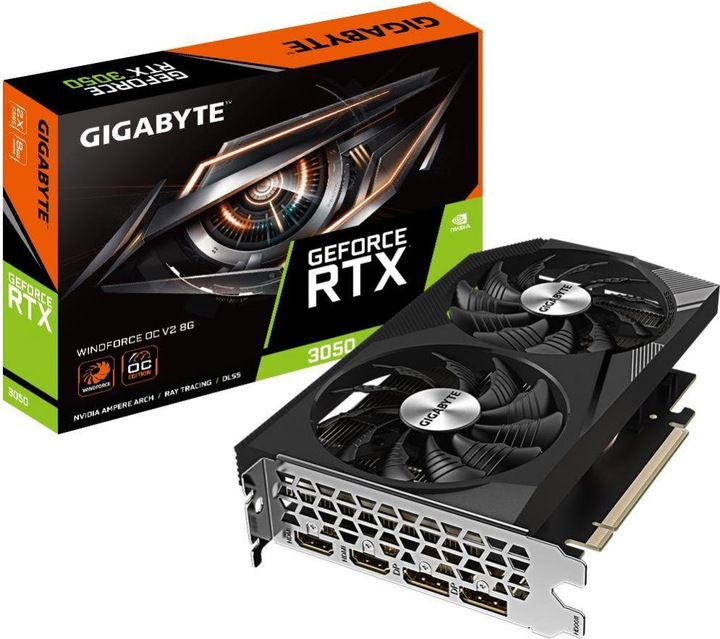 Image du produit Gigabyte RTX 3050 WINDFORCE OC V2 (8 Go)