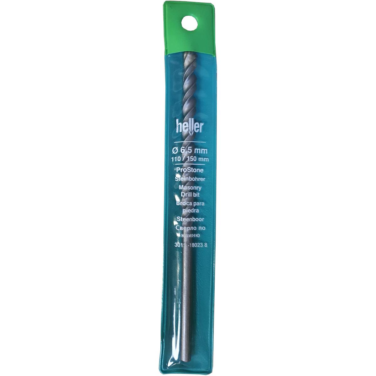 Heller, Bohrereinsatz, Stein-Spiralbohrer 6.5 mm 1802 (6.5 mm)
