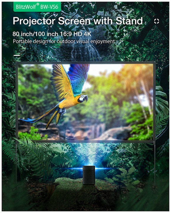 Actual product image BlitzWolf BW-VS6 (100", 16:9)