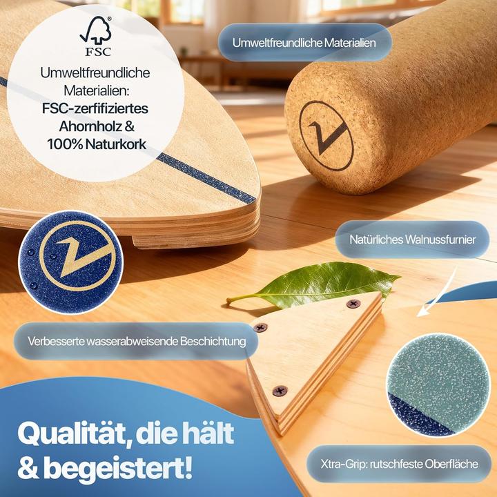 Image du produit Valuents Balance Board in Surfboard-Form