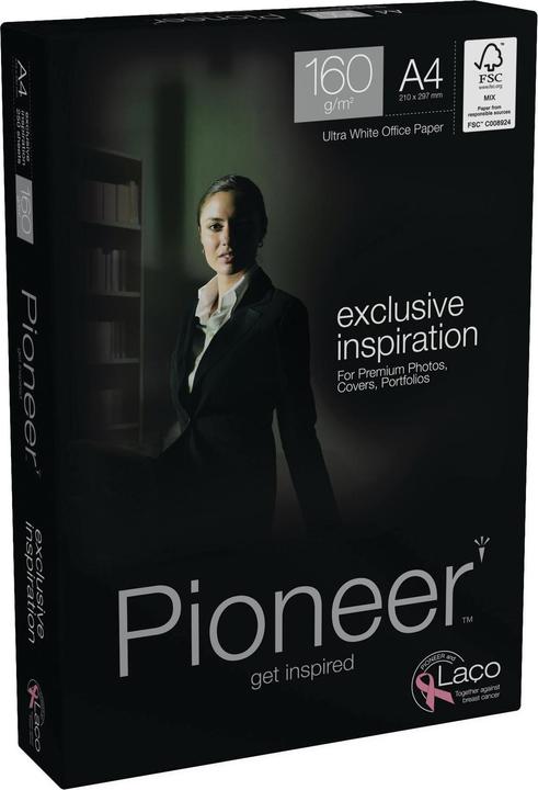 Image du produit Pioneer Papier à copier Preprint A4, extra-blanc, 160 g/m²,1250 feuilles (A4, 1250 feuilles, 160 g/m²)