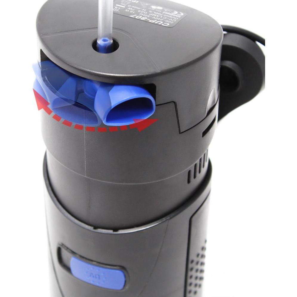 Thumbnail - SunSun CUP-809 Aquarium Innenfilter 700l/h Aquarium Pumpe UVC Klärer Sauerstoff (710 l, Innenfilter, Süsswasser, Salzwas...