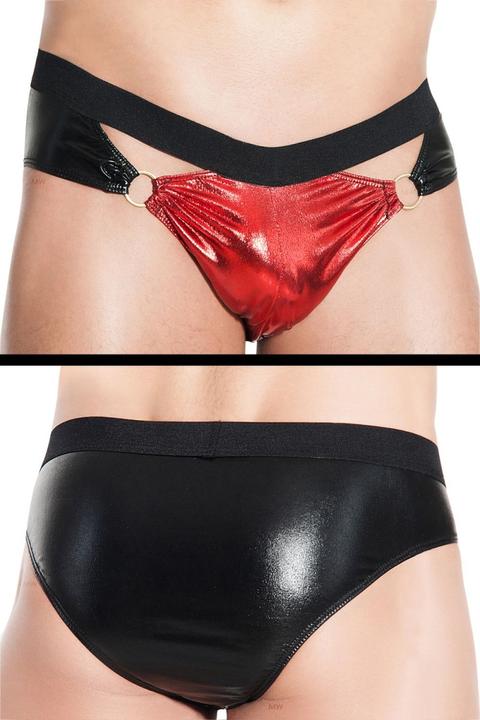Produktbild Me Seduce Wetlook Slip Bruno rot (L, XL)