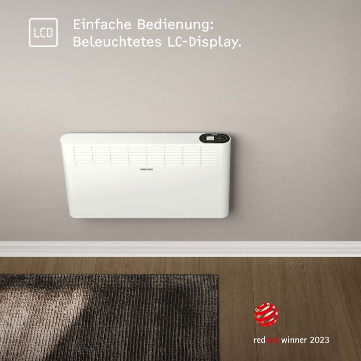 Produktbild Stiebel Eltron CNS 3000 Plus LCD, 3,0 kW Wandkonvektor für ca. 35 m², TÜV geprüft (3000 W)