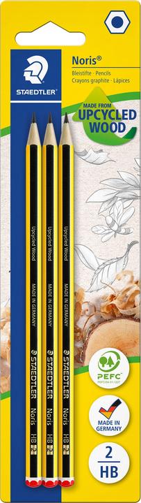 Actual product image Staedtler Noris school pencils 3 HB hex. (HB, 3x)