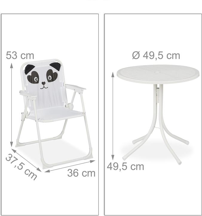 Produktbild Relaxdays Camping Kindersitzrguppe