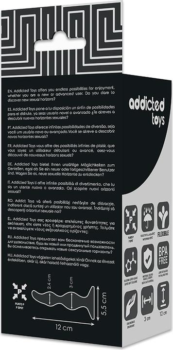 Produktbild Addicted toys Anal Sexueller Plug 12cm Schwarz