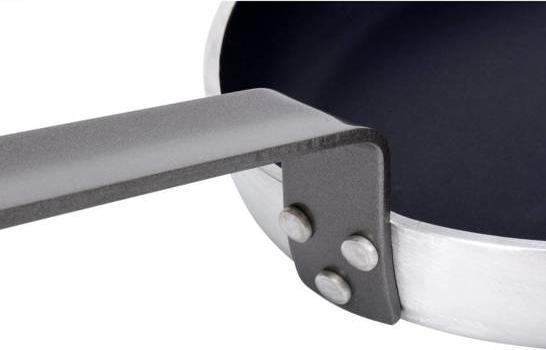 Actual product image Yato Frying Pan Crepes Pan Fish Pan Alu Teflon Non-stick Coating Gastronomy Quality, Pan-Mo (28 cm, Frying pan, Aluminium)