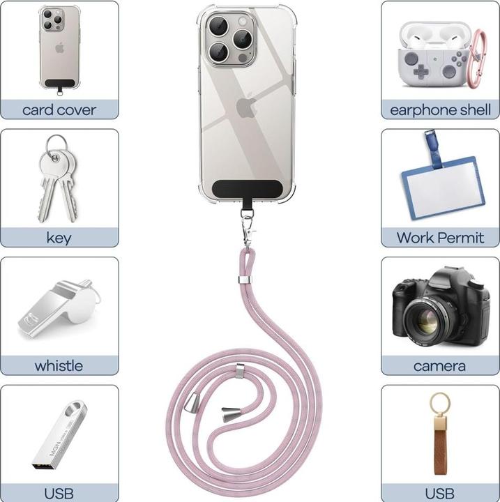 Actual product image Screenguard Universal Necklace Handykette für Smartphone Hüllen