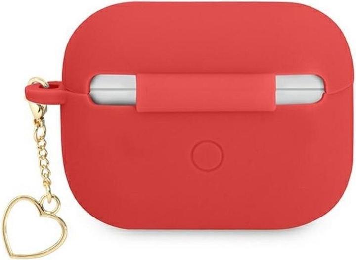 Produktbild Guess GUAPLSCHSR AirPods Pro cover czerwony/red Silicone Charm Heart Collection (Kopfhörer Tasche)