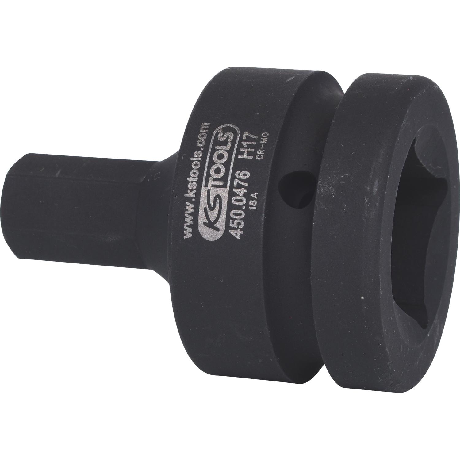 Thumbnail - KS Tools, Steckschlüssel + Stecknuss, 1" Kraft-Bit-Stecknuss Innensechskant