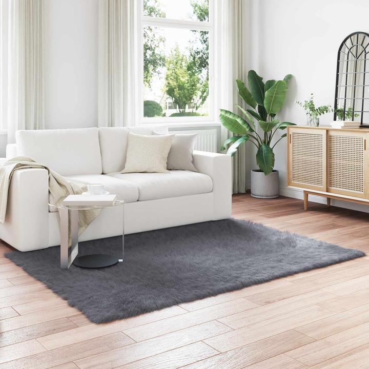 Produktbild vidaXL Kunstschaffell Teppich (140 x 200 cm)