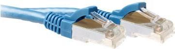 Produktbild ACT Blue 1 meter LSZH SFTP CAT6A patch cable snagless with RJ45 connectors (S/FTP, CAT6a, 1 m)