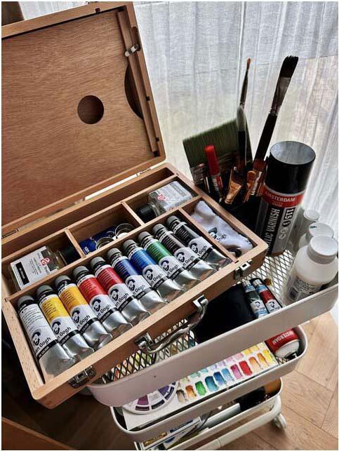 Actual product image Van Gogh Oil Paint Basic Paintbox (400 ml)
