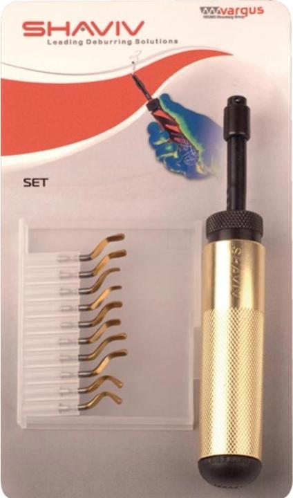 Actual product image Shaviv Deburrer set Golden Flex Set B 7 pieces (230 mm)