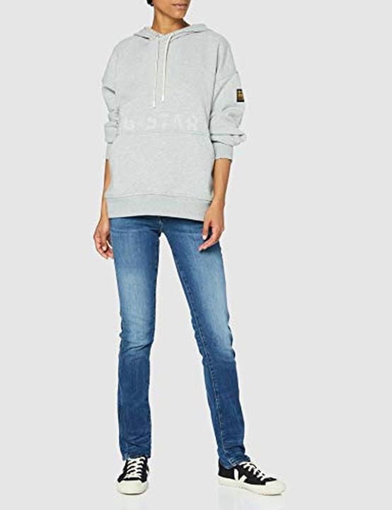 Produktbild G-Star Midge Zip Mid Straight Jeans medium indigo aged (W28/L30)