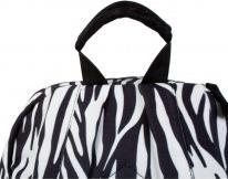 Actual product image Starpak Zebra White School Backpack