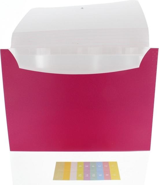 Produktbild MICA College Fächermappe pink - DIN-A4 (A4, 1 x)