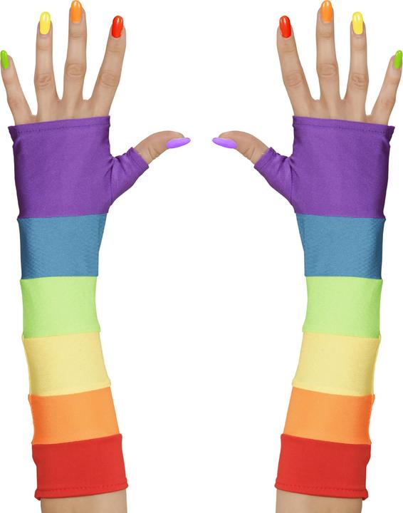 Produktbild Widmann Regenbogen - Handschuhe fingerlos