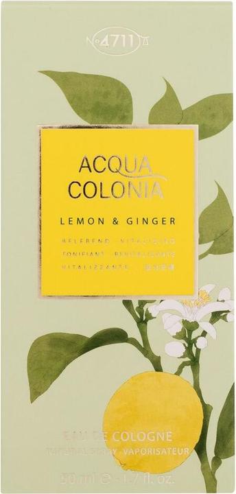Actual product image Acqua Colonia 4711 Acqua Colonia Lemon & Ginger (Eau de cologne, 50 ml)