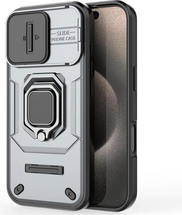 Produktbild Cover-Discount iPhone 16 Pro - Armor Case mit Kickstand (Apple iPhone 16 Pro)