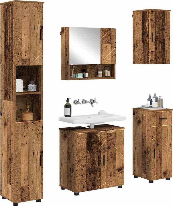 Actual product image vidaXL Badezimmer Schrank