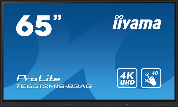 Produktbild iiyama TE6512MIS-B3AG Touch 65" UHD (3840 x 2160 Pixel, 65")