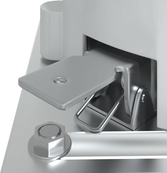 Produktbild vidaXL Stützen für Markisen Weiss 300x245 cm Eisen,Farbe: Weiss (3 m)