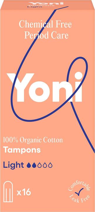 Image du produit Yoni Tampons - mini - 100 coton bio - 16 pcs (16 x, Mini)