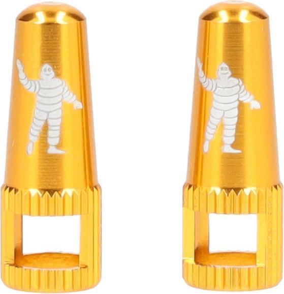 Michelin Ventilkappen Paar Gold