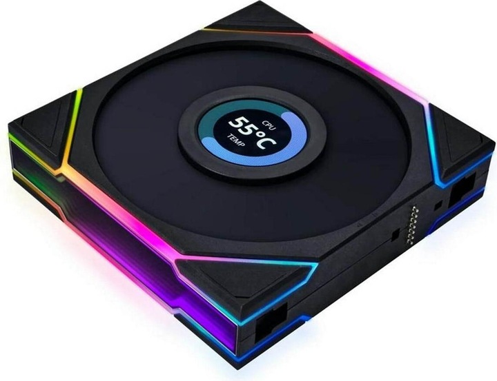 Actual product image Lian-Li UNI FAN TL LCD Reverse Blade (120 mm, 3 x)