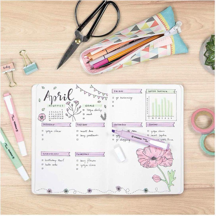 Produktbild STABILO swing cool Pastel Textmarker (Pastell, 4 mm, 4 x)