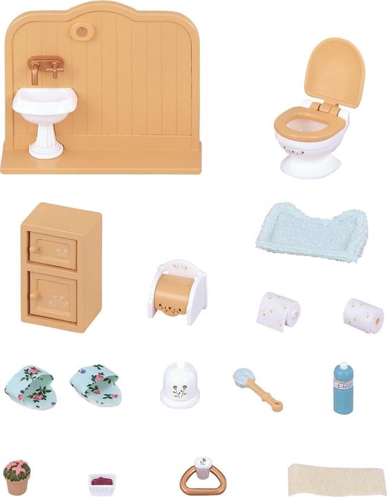 Actual product image Sylvanian Families Toilet set