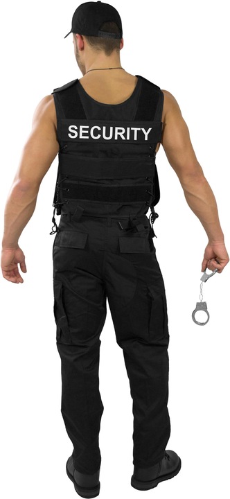 Actual product image Normani SWAT/Police/Security Carnival Costume - 2274 (XL)