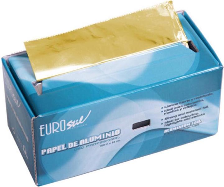 Actual product image Caso Eurostil Professionelle Aluminium-Folie Gold Rolle 100M 1Un