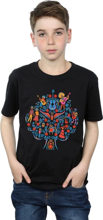 Actual product image Disney Boys Coco Tree Pattern T-Shirt (140, 146)