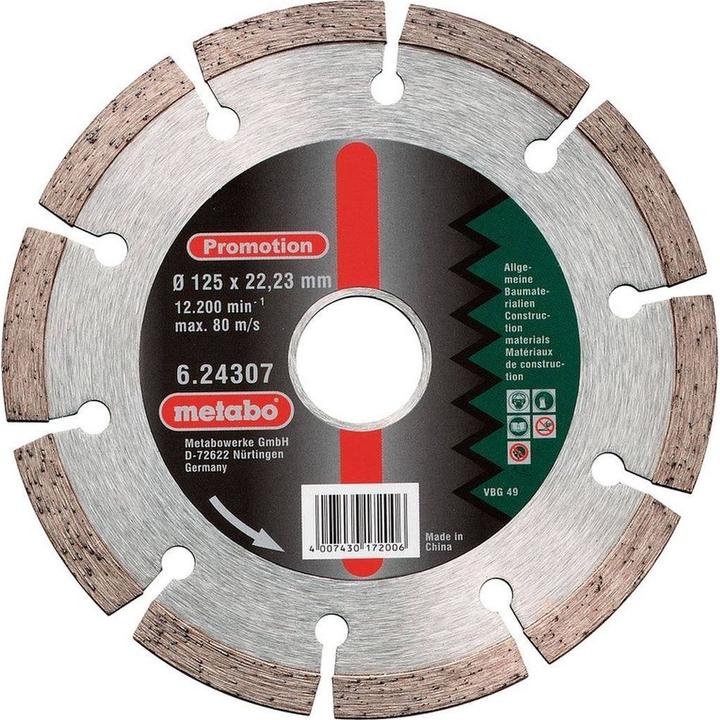 Immagine prodotto Metabo Disco da taglio diamantato x2223