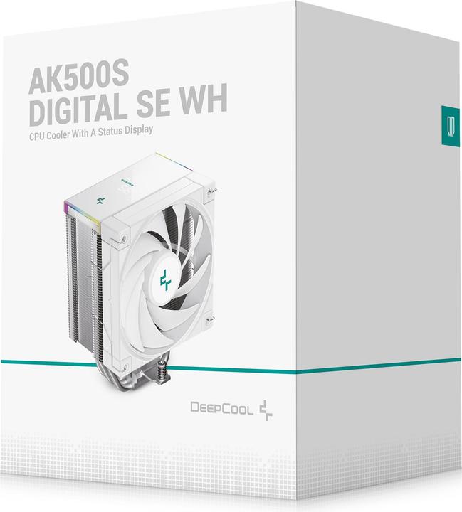 Actual product image Deepcool "K Cooler AK500S DIGITAL SE White" (160 mm)