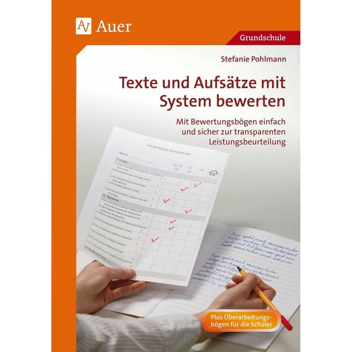 Texte und Aufsätze mit System bewerten, Schulbücher von Stefanie Pohlmann