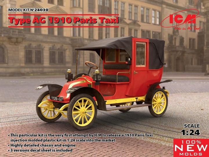 Actual product image ICM Type AG 1910 Paris Taxi