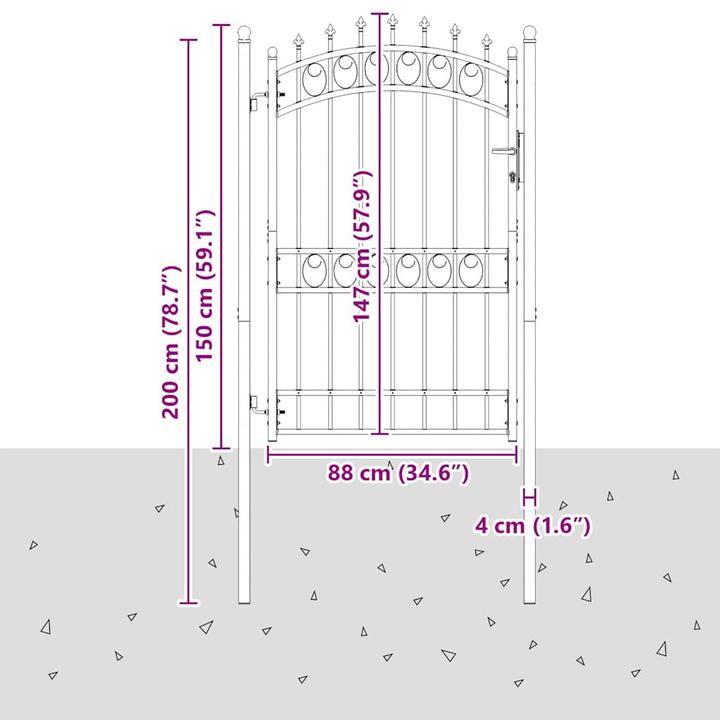Produktbild vidaXL Gartentor