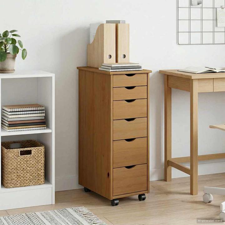 Produktbild vidaXL Rollschrank (34 x 39 x 93.50 cm)