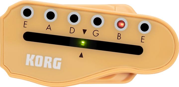 Korg Stimmgerät, E-Gitarre, Headtune G1, Clip-On, beige